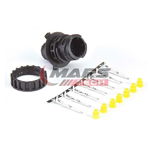 AMP SOKET L.ÜSTÜ SET (SOKET+SOMUN+TERM+CONT.