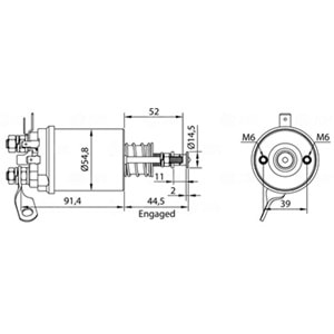 M.OTOM. 12V MASSEY FERGUSON SAPLAMALI (CBS-