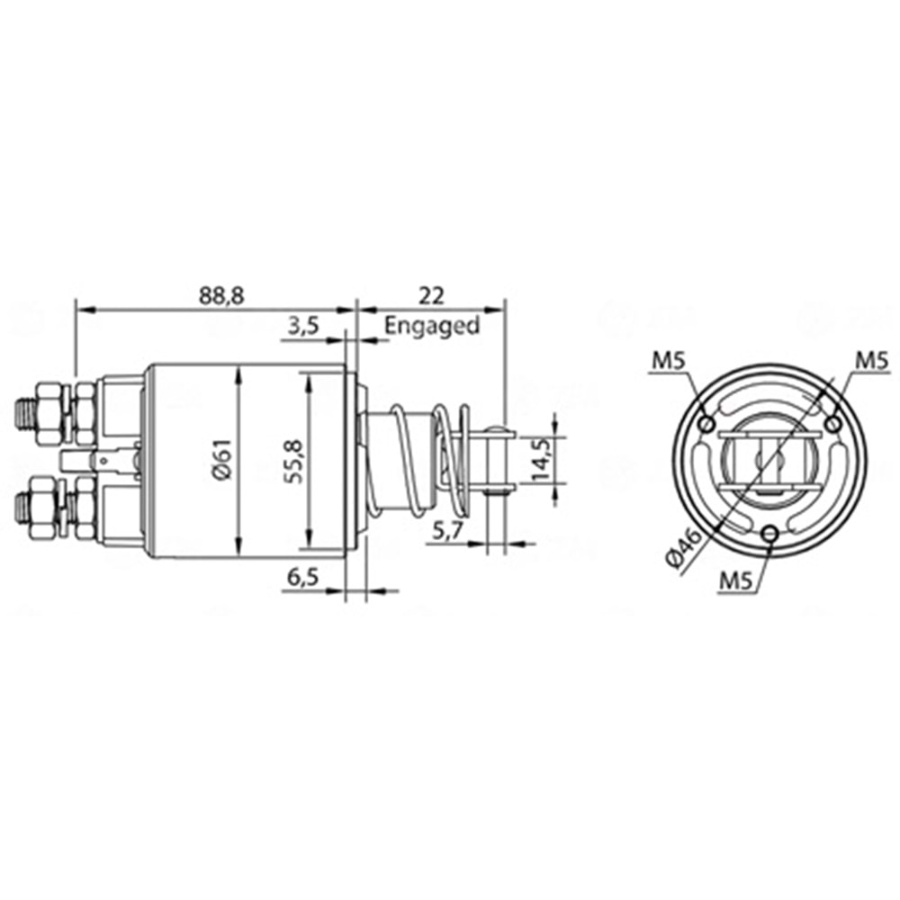 M.OTOM 12V FIAT / IVECO (BMM PISTONLU)