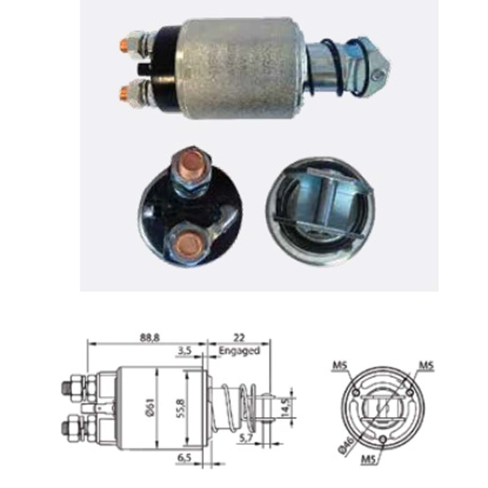 M.OTOM 24V FIAT 50NC IVECO FORD CARGO
