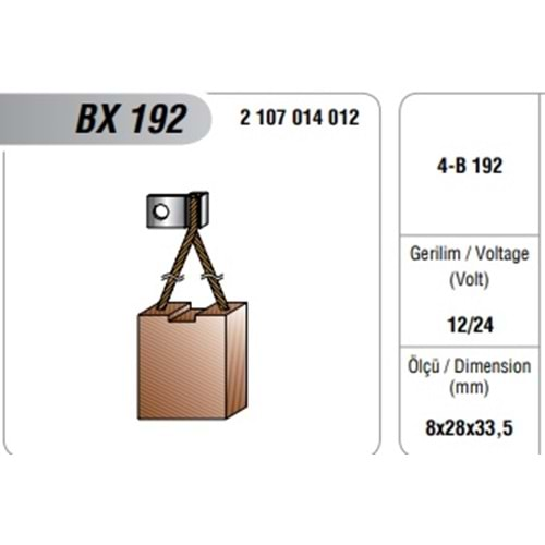 12/24V ALT.KÖMÜRÜ