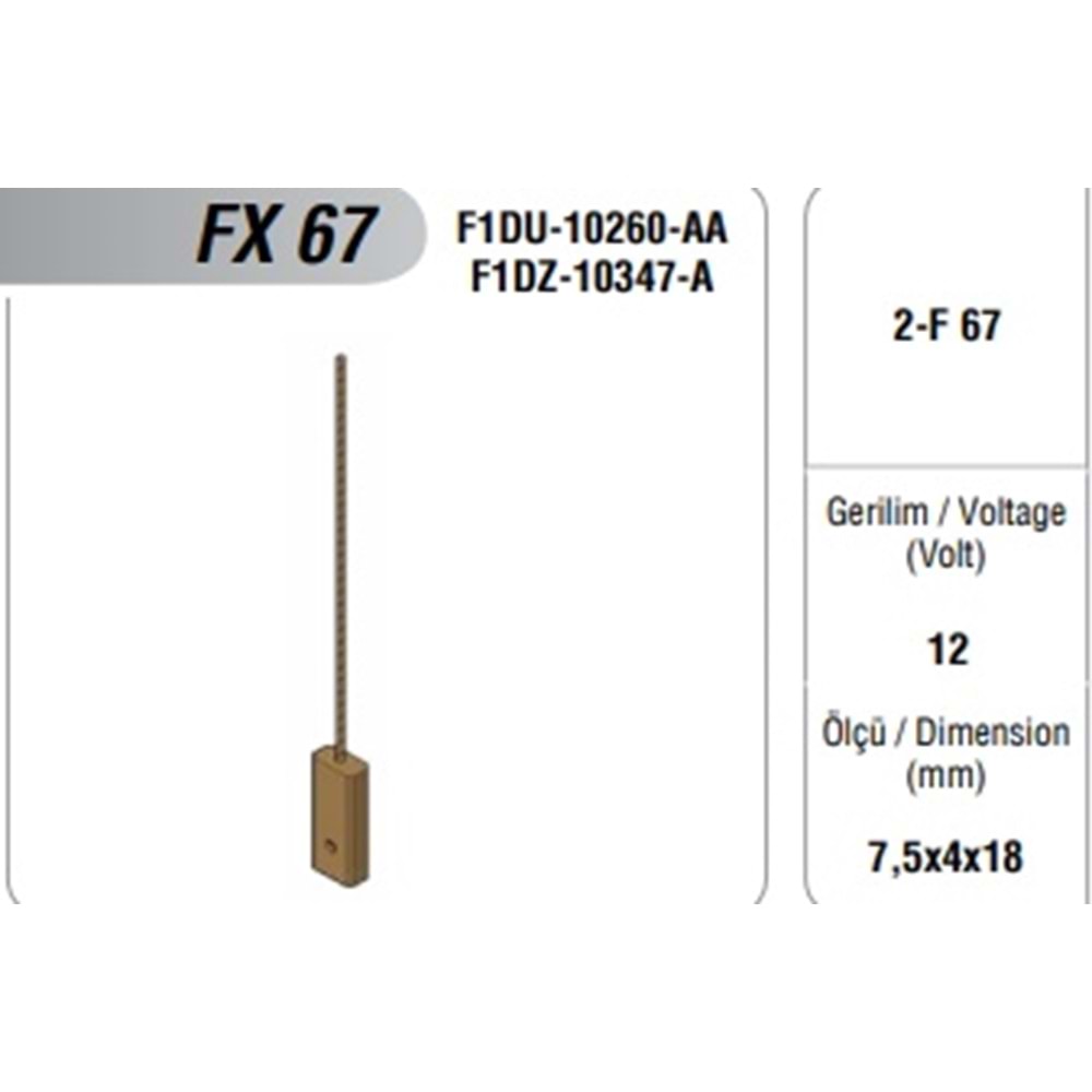 12V ALT.KÖMÜRÜ