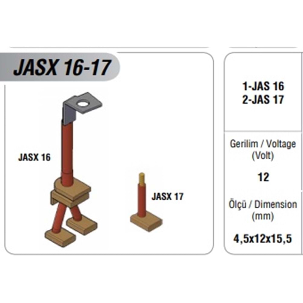 12V MARŞ MOT. KÖMÜRÜ