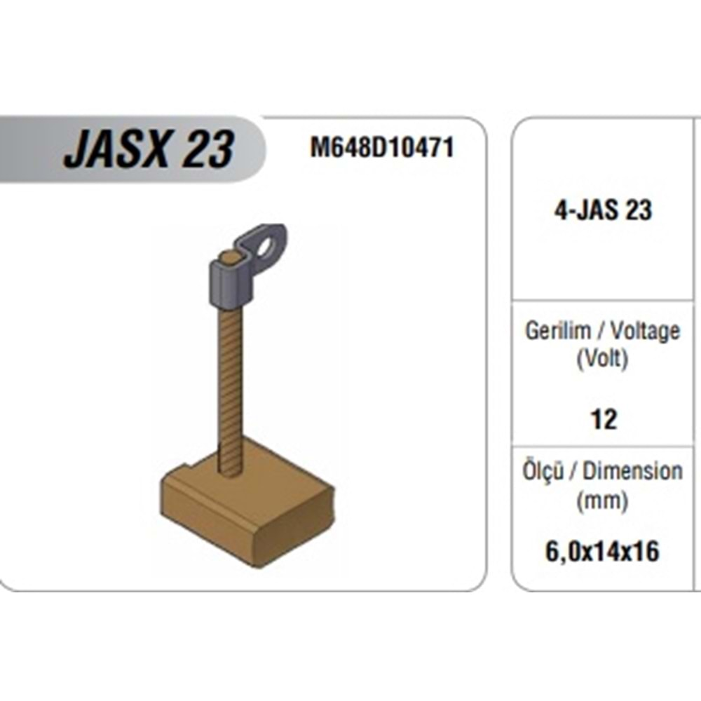 12V MARŞ MOT. KÖMÜRÜ