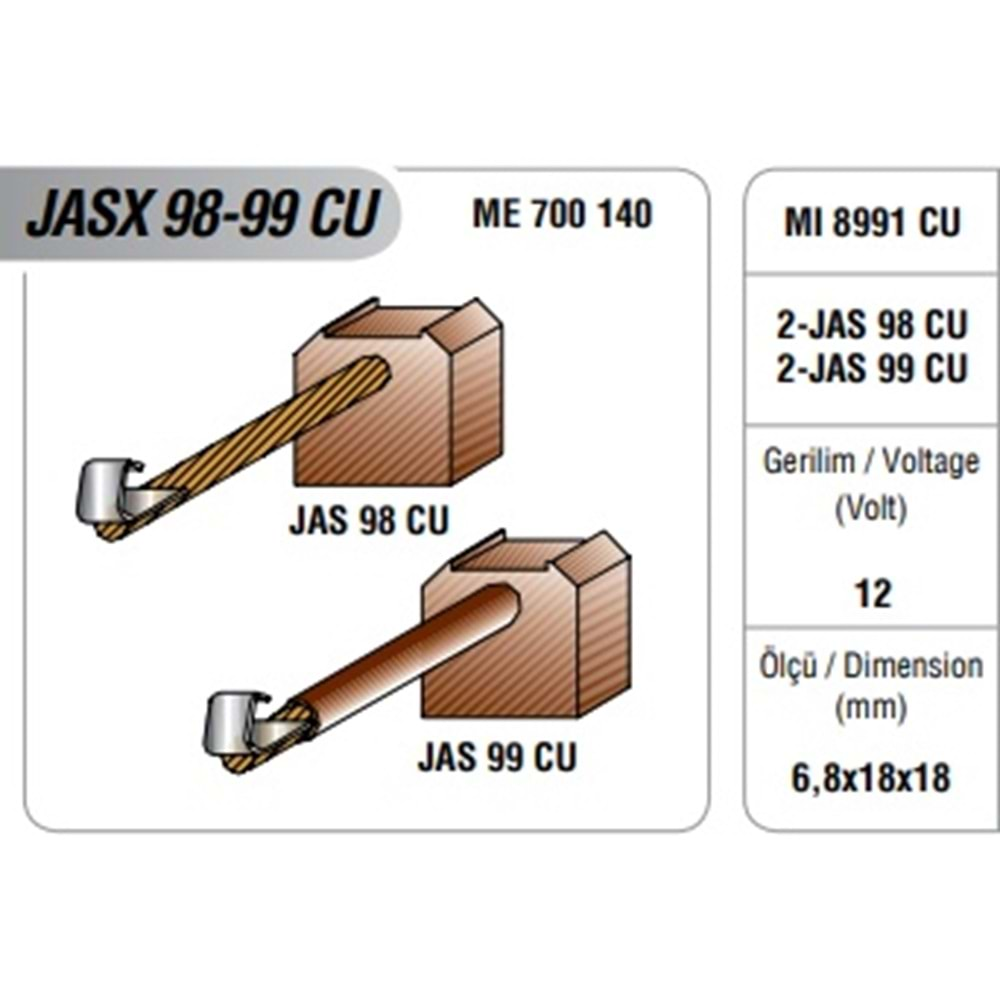 12V MARŞ MOT. KÖMÜRÜ