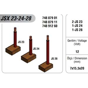 12V MARŞ MOT. KÖMÜRÜ