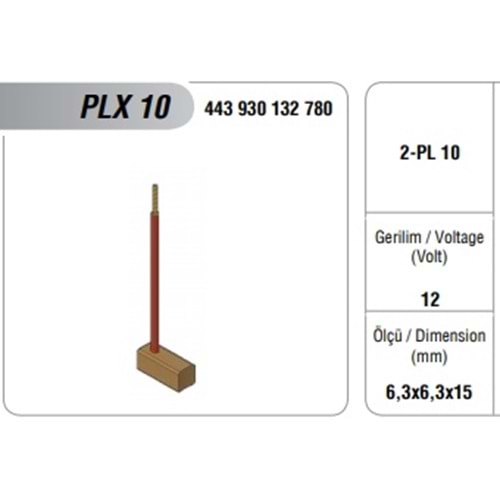 12V MARŞ MOT. KÖMÜRÜ