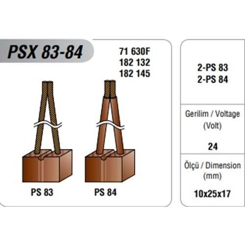 24V MARŞ MOT. KÖMÜRÜ