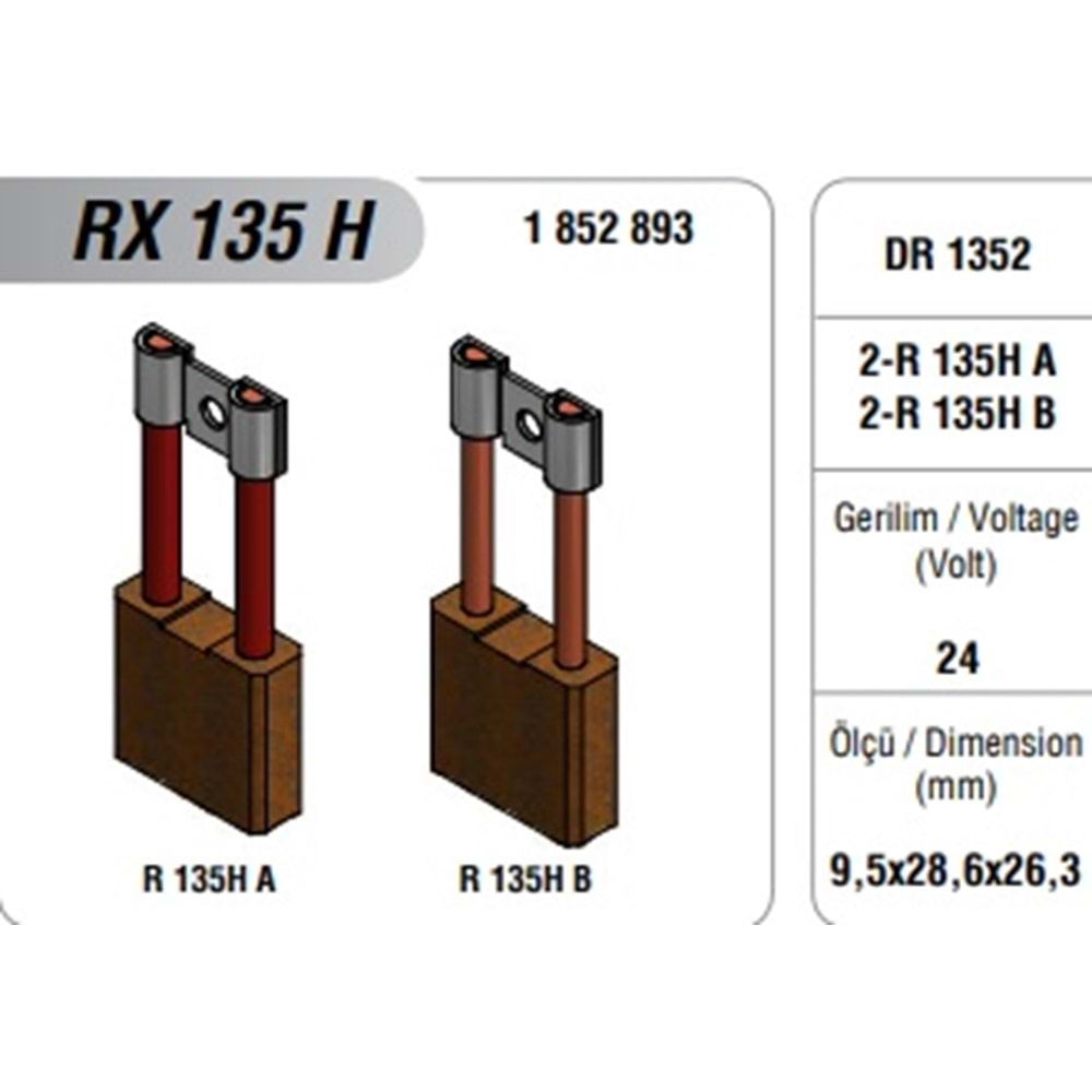 24V MARŞ MOT. KÖMÜRÜ