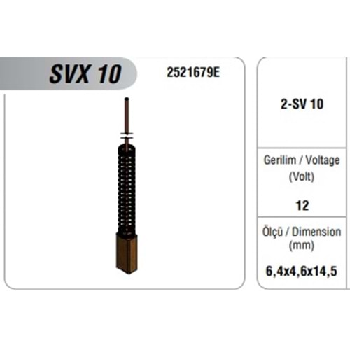 12V ALT.KÖMÜRÜ