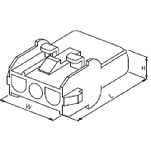 3 LÜ YUVARLAK DİŞİ KONNEKTÖR(SF22D KON)