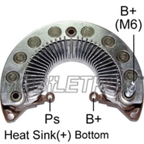 ALTERNATOR DIOT TABLASI FORD FUSION FOCUS MITSUBIS