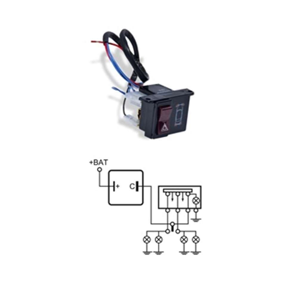 FLAŞER 12V.HAZARD MFL 41