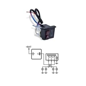 FLAŞER 12V.HAZARD MFL 41