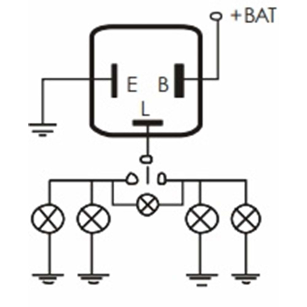 FLAŞER 12V 3 UÇLU JAPON TİP NISSAN HONDA MFL 30