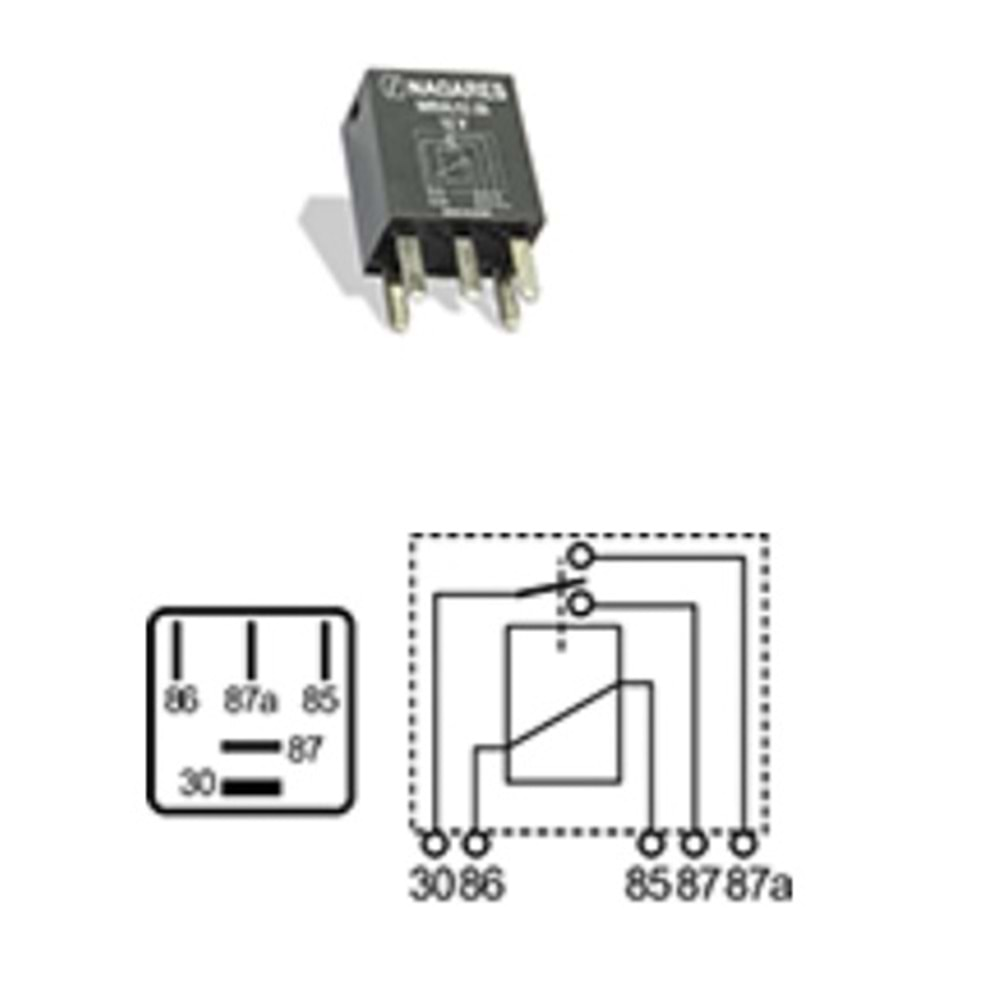 RÖLE 12V MICRO USA TİPİ MR 1 SAME CASE JOHNDERE