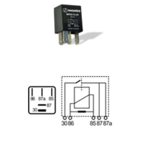 RÖLE 12V 20/10 AMP.FORD-OPEL-RENAULT MR 3