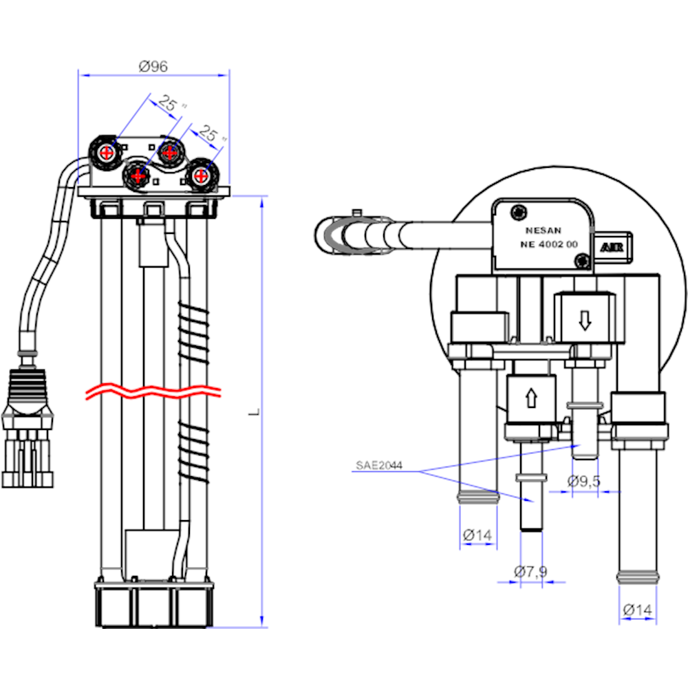 ADBLUE (ÜRE TANKI) ŞAMDIRASI EURO 5 / BMC