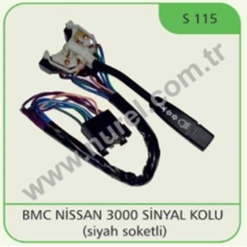 BMC NISSAN 3000 SİNYAL KOLU (SİYAH SOKETLİ)