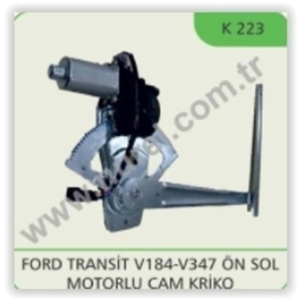 FORD TRANSİT V184-V347 ÖN SOL MOTORLU CAM KRİKO