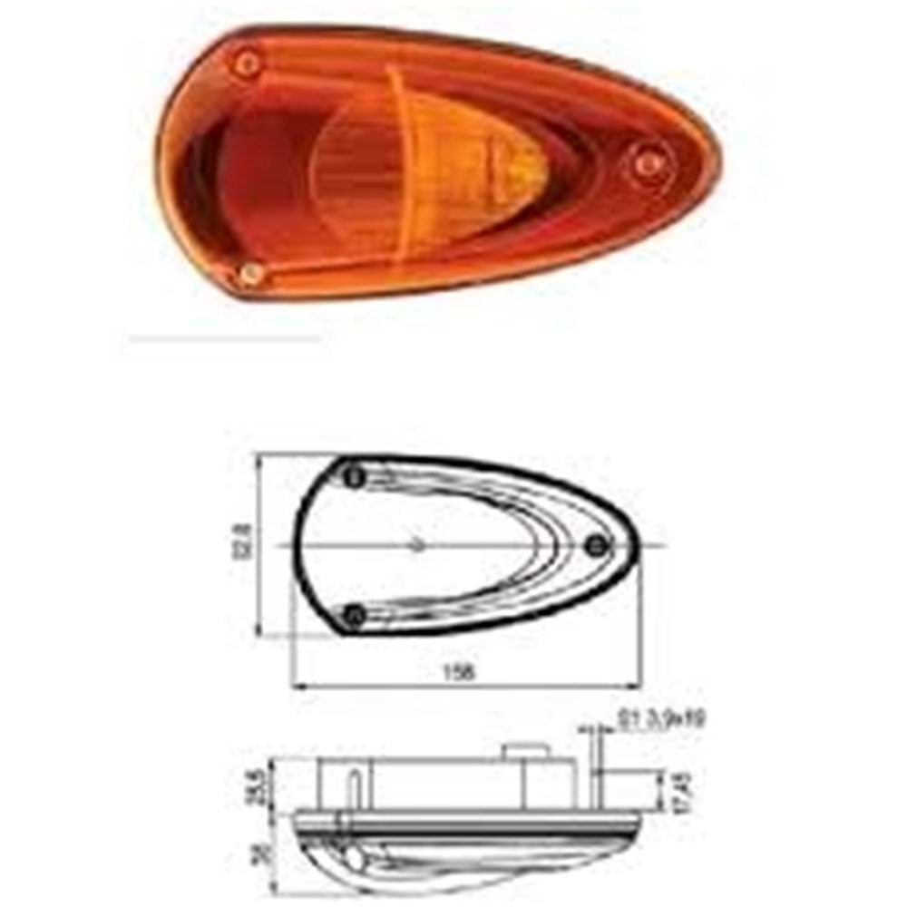 YAN SİNYAL LAMBA 502350 502351