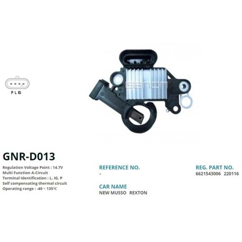 KONJEKTÖR 12V DAEWOO//SSANGYONG