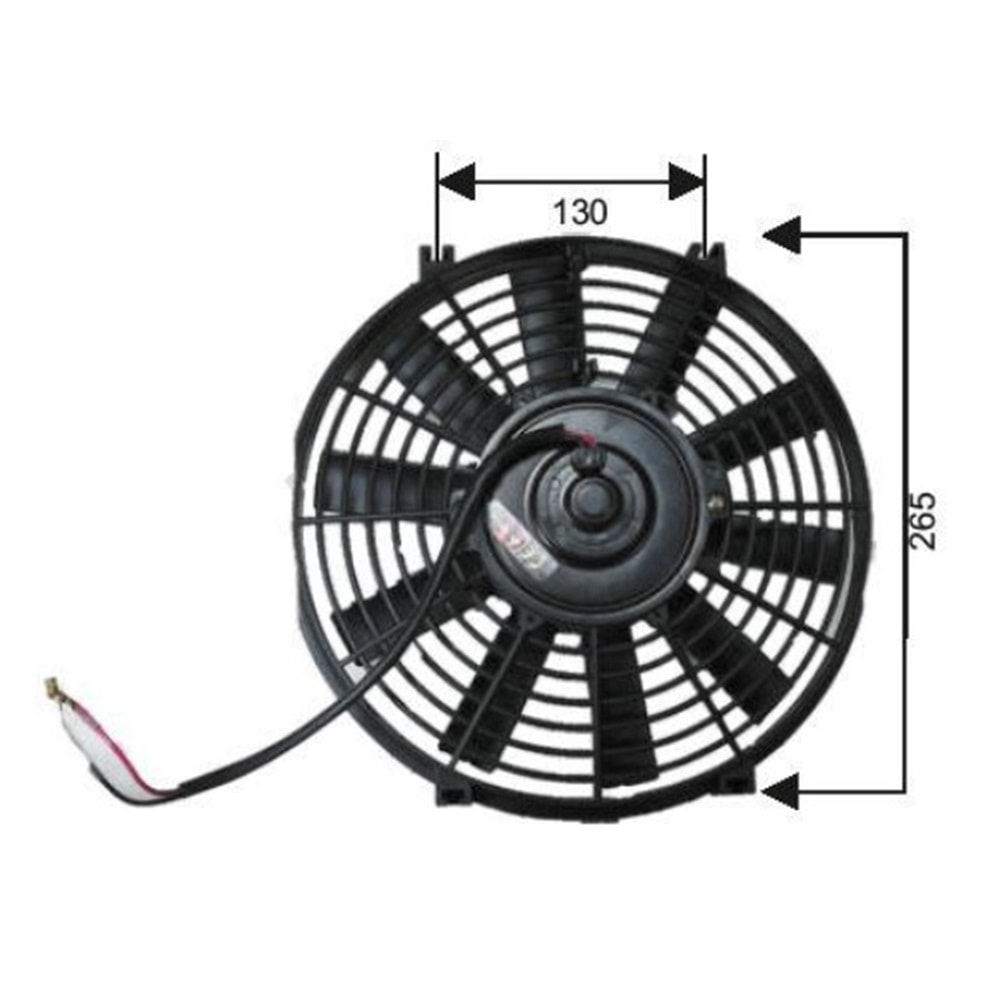 FAN MOTORU 10,5 12V PERVANELİ DAR AYAK