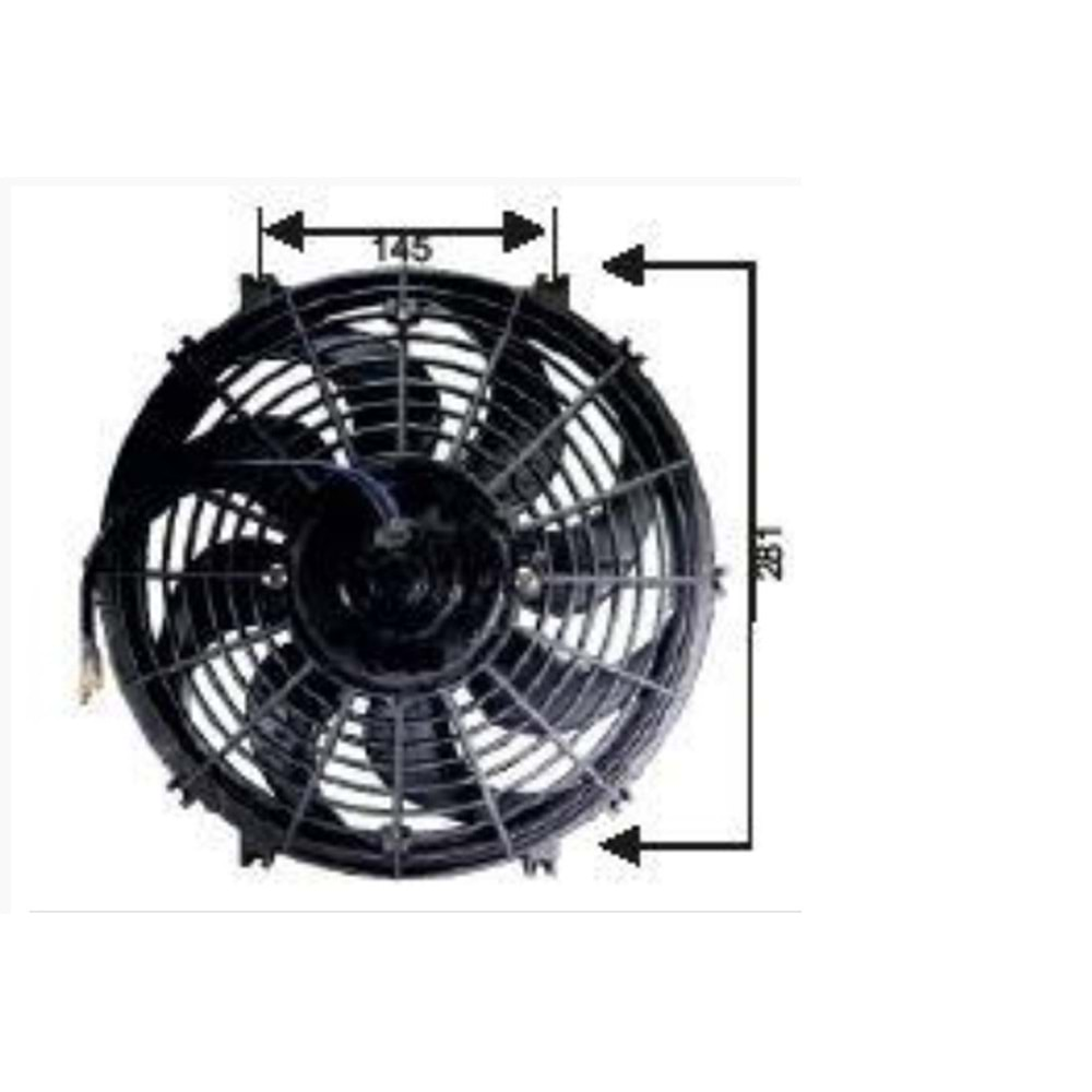 FAN MOTORU 11 12V HELIX PERVANELİ