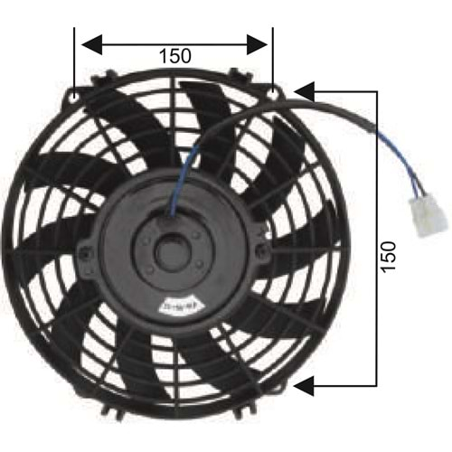 FAN MOTORU 7 12V PERVANELİ