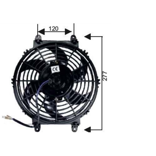 FAN MOTORU 10 12V HELIX PERVANELİ