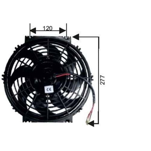 FAN MOTORU 10 24V PERVANELİ TERS