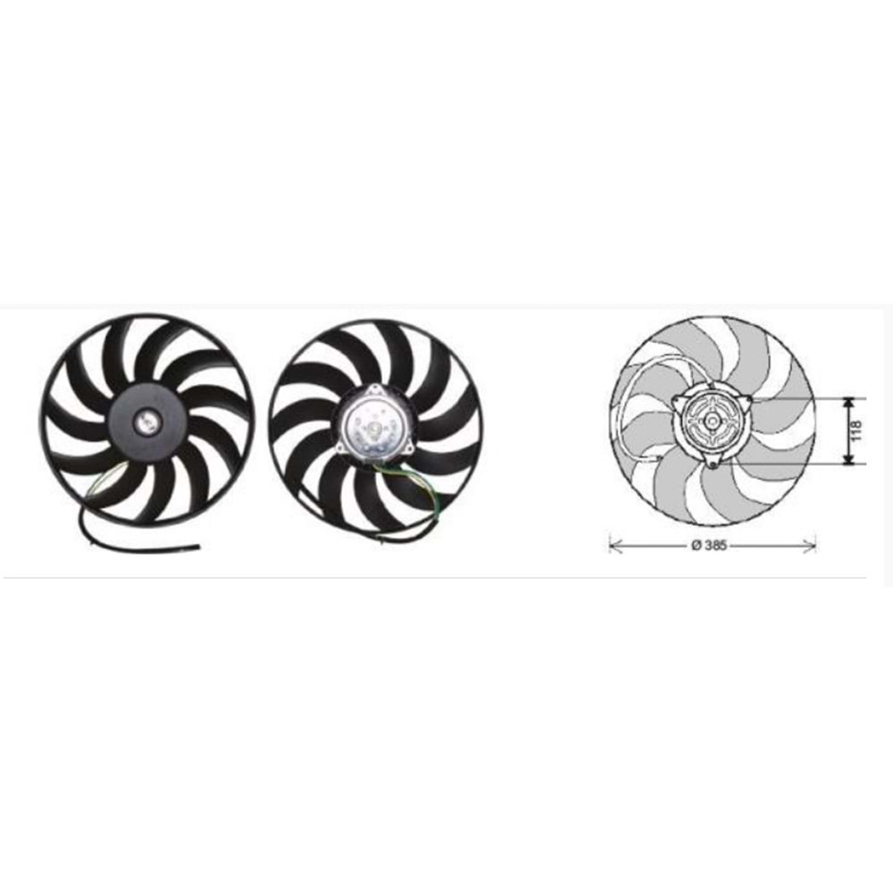 FAN MOTORU AUDI A4 2004