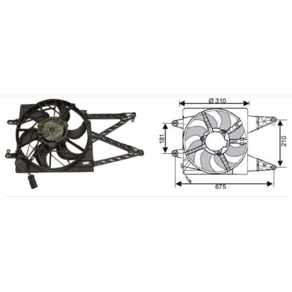 FAN MOTORU 12V TATA