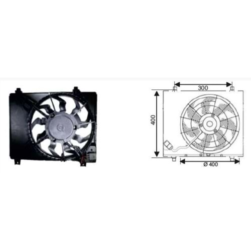 FAN MOTORU HYUNDAI I-10 2012->