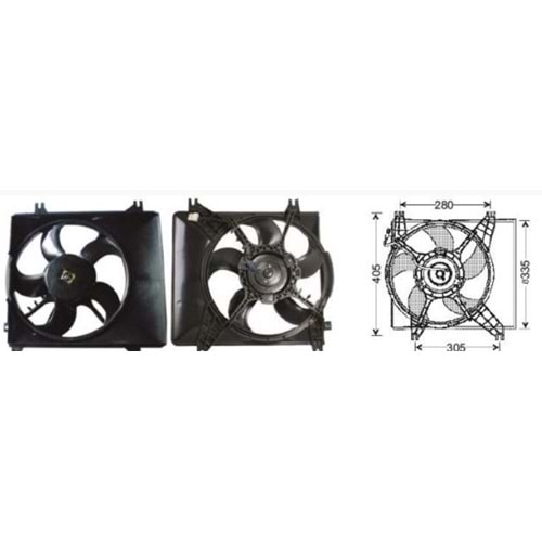 FAN MOTORU HYUNDAI ATOS 2003->