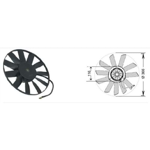 FAN MOTORU LADA 2101/GAZ/3110/3111