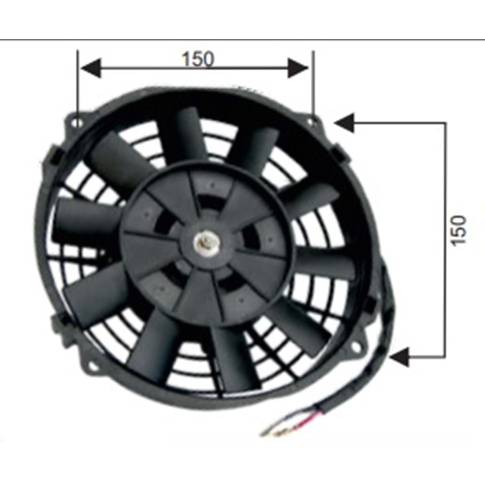 24V.PERVANELI FAN MOTORU 7