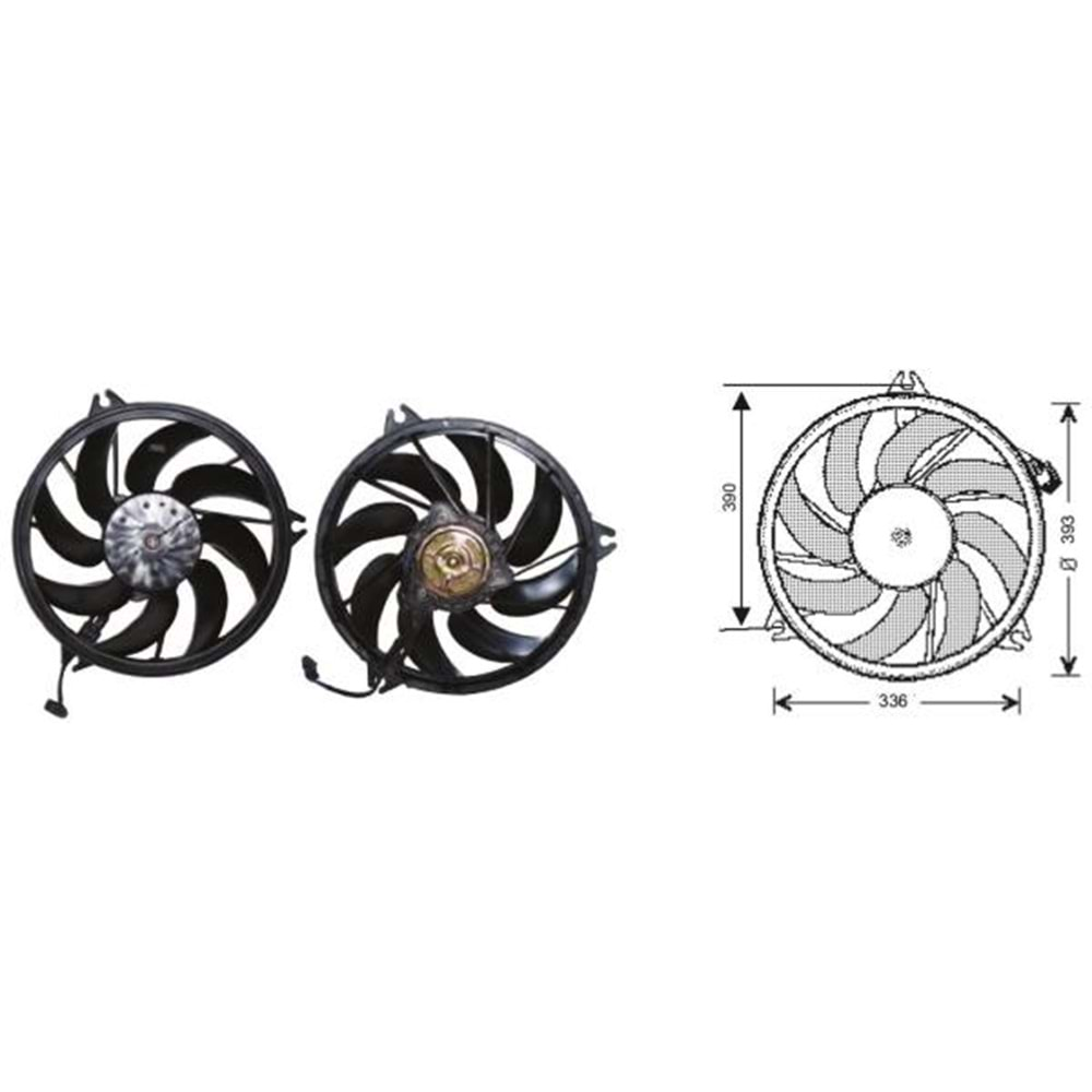 KLİMALI FAN MOTORU PEUGEOT 206 98-2005