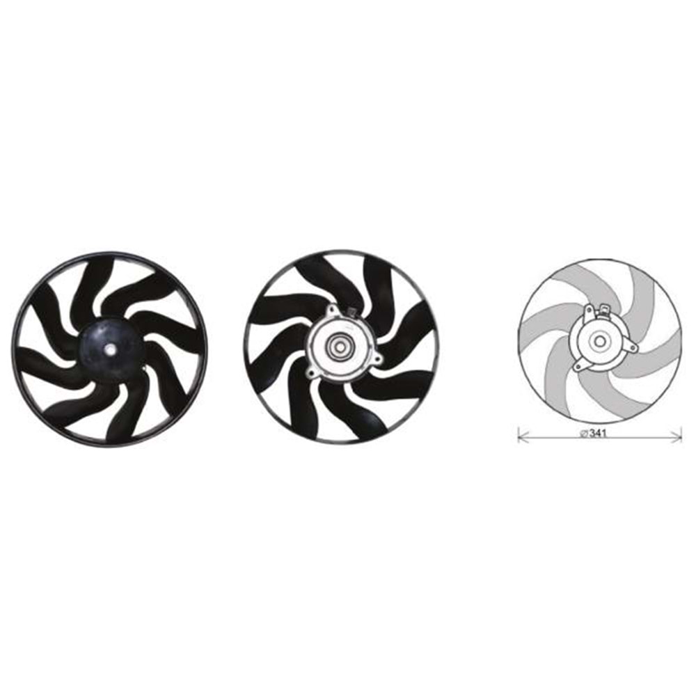 FAN MOTORU PEUGEOT 306/XSARA 1.4 - 1.6 - 1.8