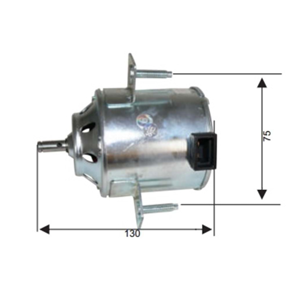 FAN MOTORU 12V. FIAT TEMPRA TEK