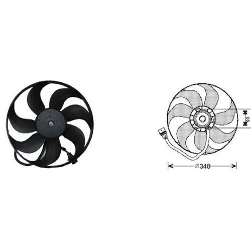 FAN MOTORU 12V.VW.BORA/GOLF IV/POLO 1,4-1,6 BENZİN