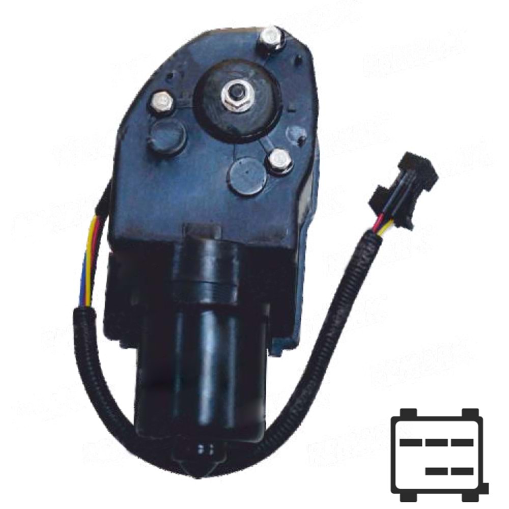 SİLGİ MOTORU 24V RENAULT PREMIUM SİYAH SOKET