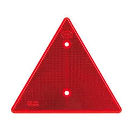ÜÇGEN 16CM ÇAKMA REKLEKTÖR KIRMIZI