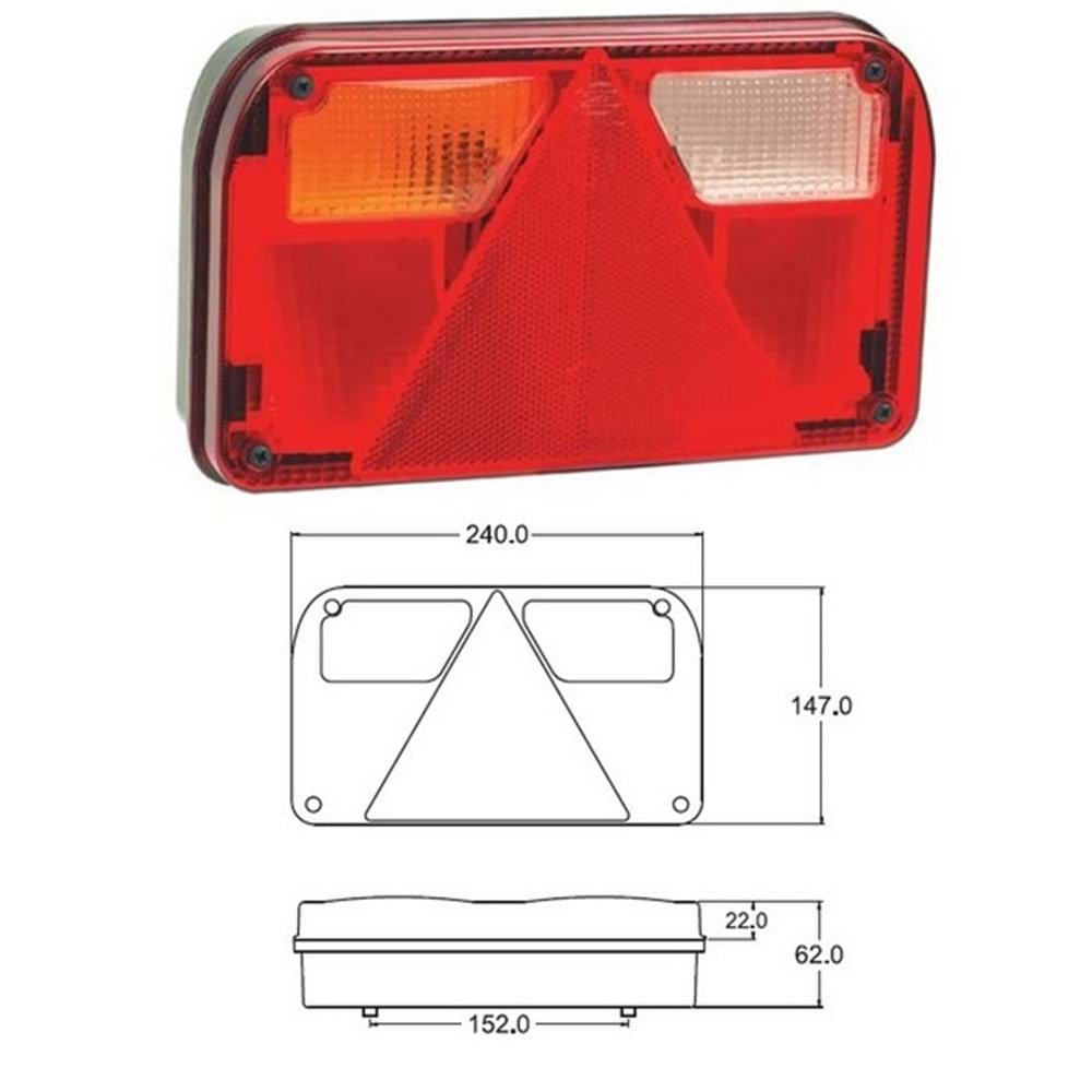 250 × 147 mm.STOP CAMI SOL SA - BA