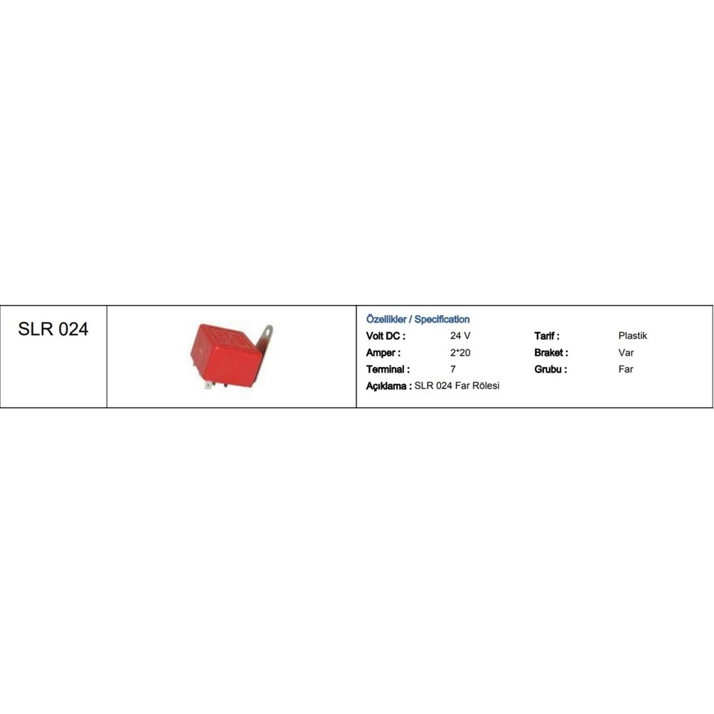 24V FAR RÖLESİ 4X100W