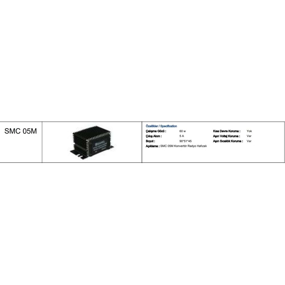 24V 5A SWITCHMODE HAFIZALI 60W