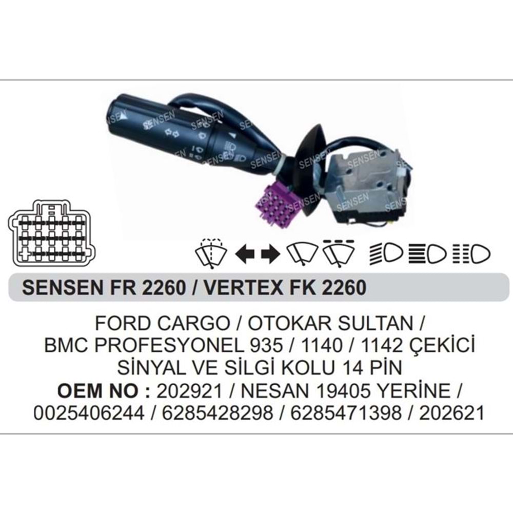 SİNYAL KOLU BMC/CARGO/OTOKAR 202921