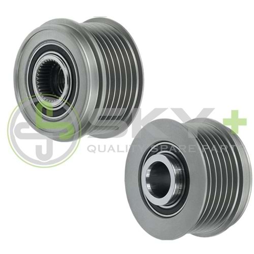 ALT RULMANLI KASNAK FIAT ALBEA-DOBLO-LINEA-FIORINO 1,3MULTIJET 6 KANAL VALEO TIP (F-237101 535006310)