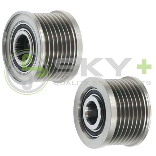 ALT RULMANLI KASNAK DACIA/RENAULT/NISSAN 1.2 TCe 0.9 1.9 MOVANO MASTER II TRAFFIC II7 Kanal (F-238512 535008110)