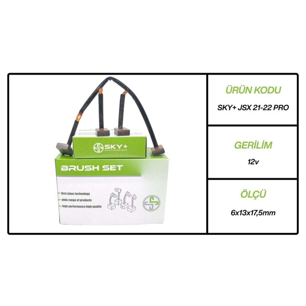 MARS MOTORU KÖMÜRÜ JSX2122 MEGA 12V TOFAS / FIAT DOBLO / FORD TAUNUS - SIERRA - CAPRI - TRANSIT / ANADOL / TUZLA JEEP / RENAULT 9-11